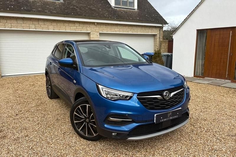 Used Vauxhall Grandland X Elite 130 HP (95 kW) 2021 Blue SUV