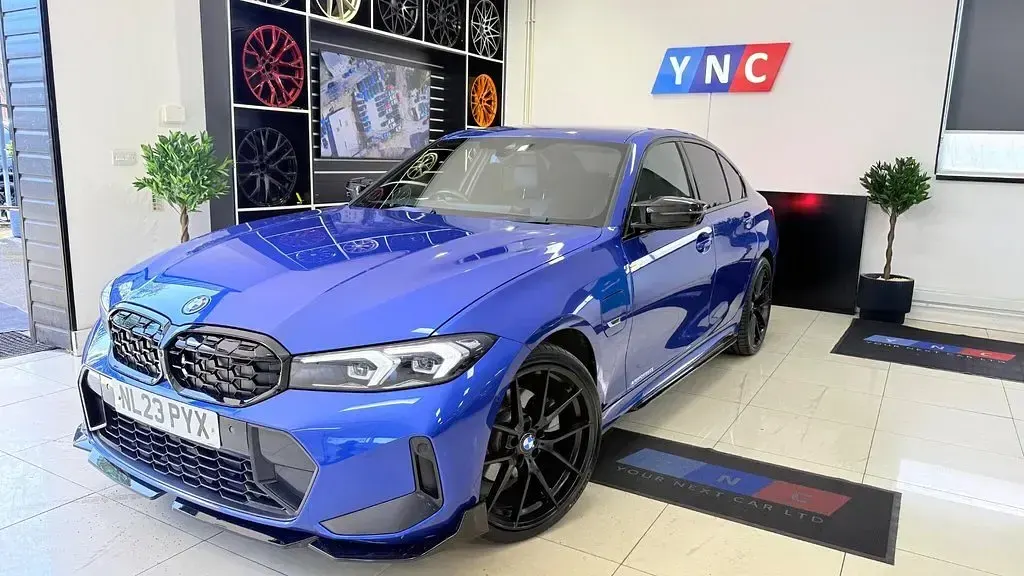 Used BMW 330e M Sport 292 HP (214 kW) 2023 Blue Sedan