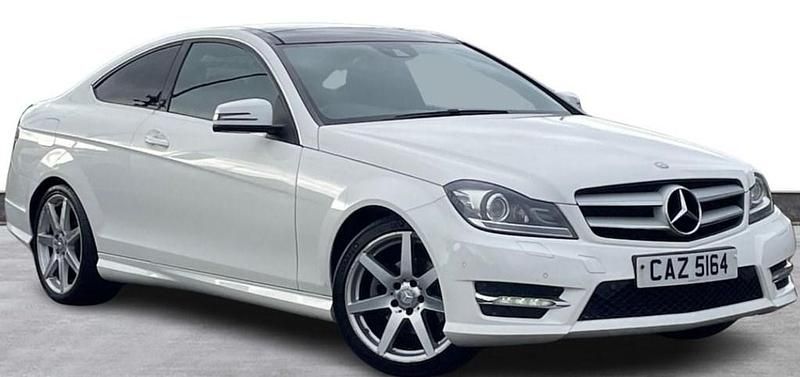 White Used 2014 Mercedes C220 Sport Edition Coupe | £7,995 (Good price) - Image 1/1