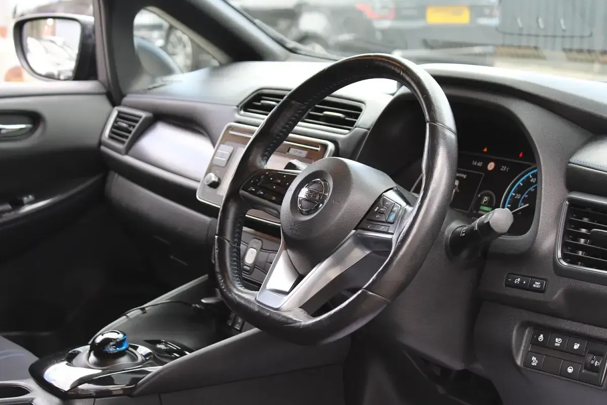 Used Nissan Leaf 110 kW (150 HP) 2018 Black Hatchback