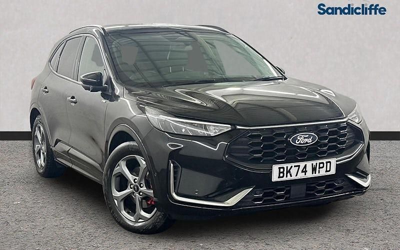 Black Used 2024 Ford Kuga ST-Line SUV | £23,310 (Good price) - Image 1/4