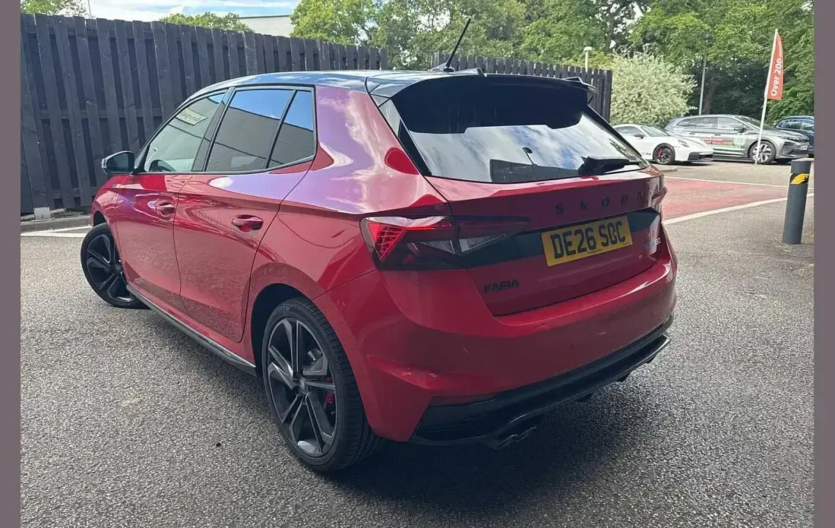Used Skoda Fabia 174 HP (127 kW) 2026 Red Hatchback