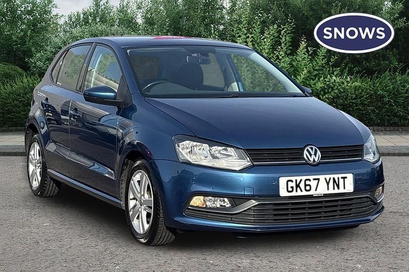 Used VW Polo Edition 90 HP (66 kW) 2017 Blue