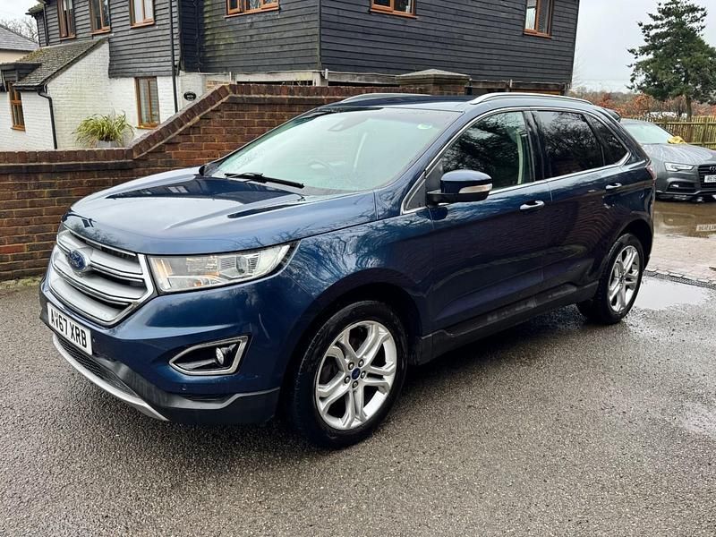 Used Ford Edge Titanium 180 HP (132 kW) 2017 Blue SUV