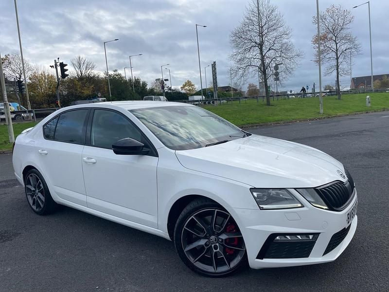 White Used 2019 Skoda Octavia vRS Hatchback | £10,990 (Good price) - Image 1/4