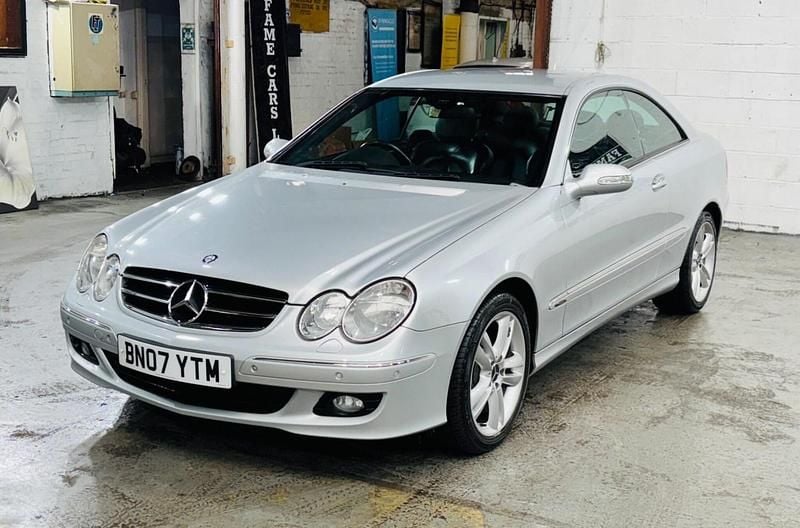 Used Mercedes CLK200 Avantgarde 2007 Silver Coupe