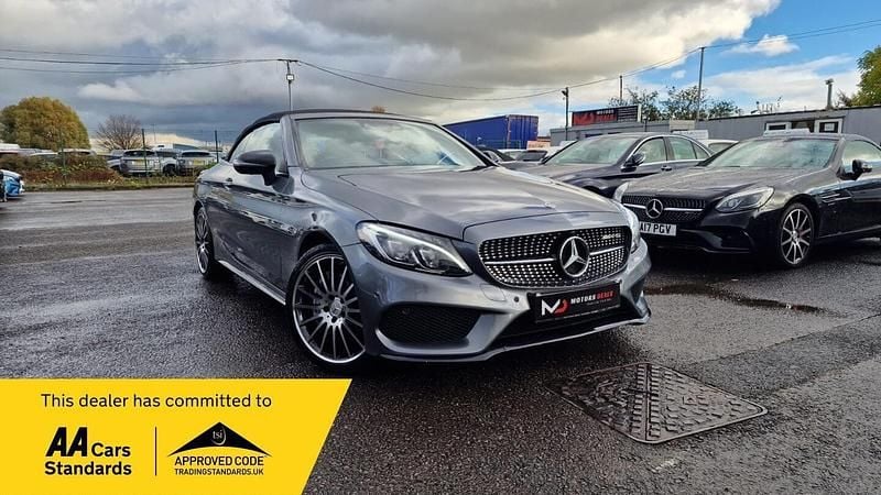 Grey Used 2018 Mercedes C43 AMG Premium Plus Cabriolet | £22,995 (Good price) - Image 1/3