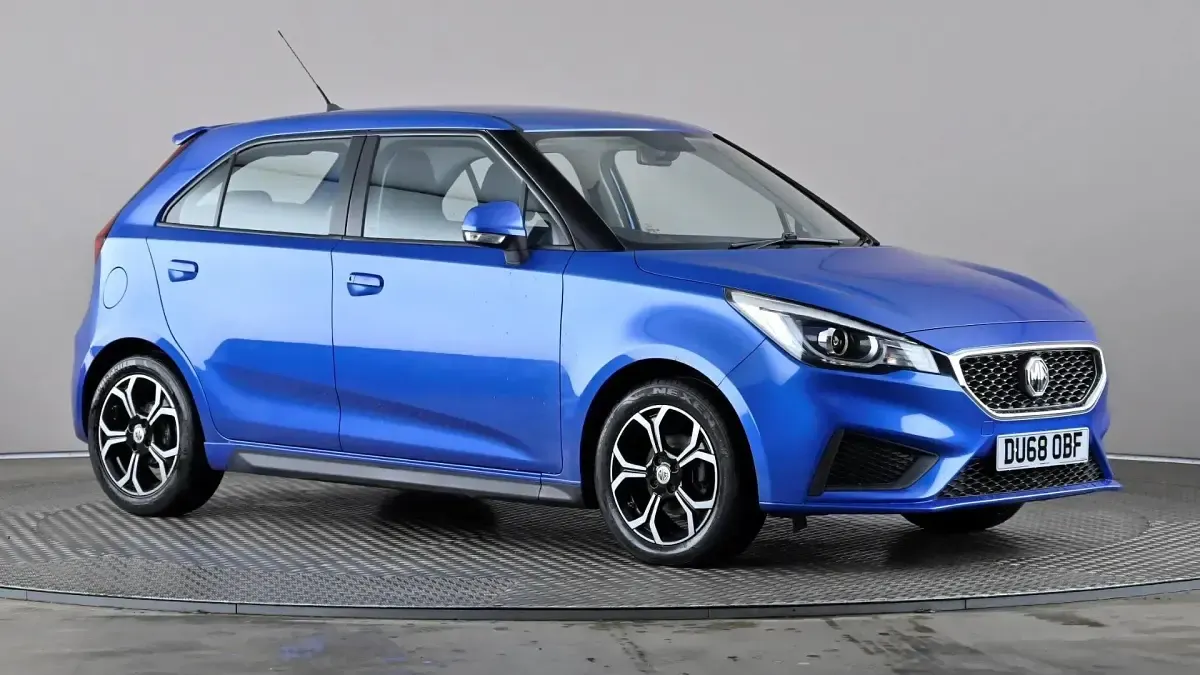 Usado MG MG3 Excite 106 HP (77 kW) 2018 Azul Citadino