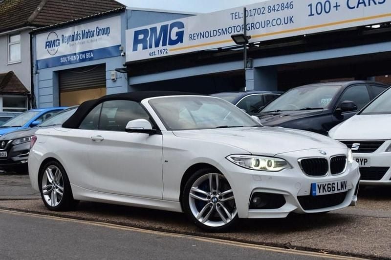 Used BMW 220 M Sport 184 HP (135 kW) 2017 White Cabriolet