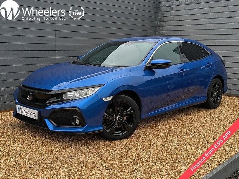 Blue Used 2019 Honda Civic SR Hatchback | £10,990 (Good price) - Image 1/4