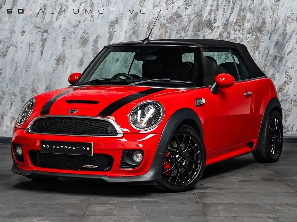 Used Mini John Cooper Works Cabriolet 211 HP (155 kW) 2016 Red Cabriolet
