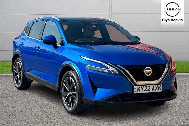 Blue Used 2022 Nissan Qashqai Tekna SUV | £17,888 (A bit pricey) - Image 1/4