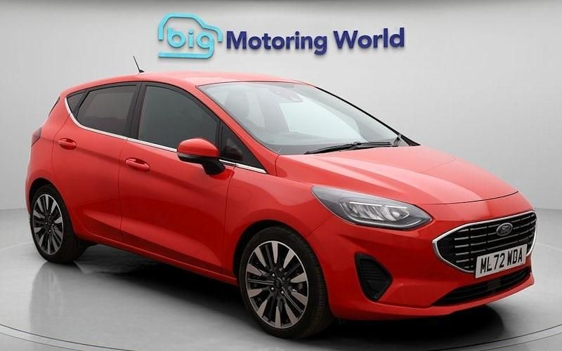 Used Ford Fiesta Titanium X 125 HP (91 kW) 2021 Red Hatchback