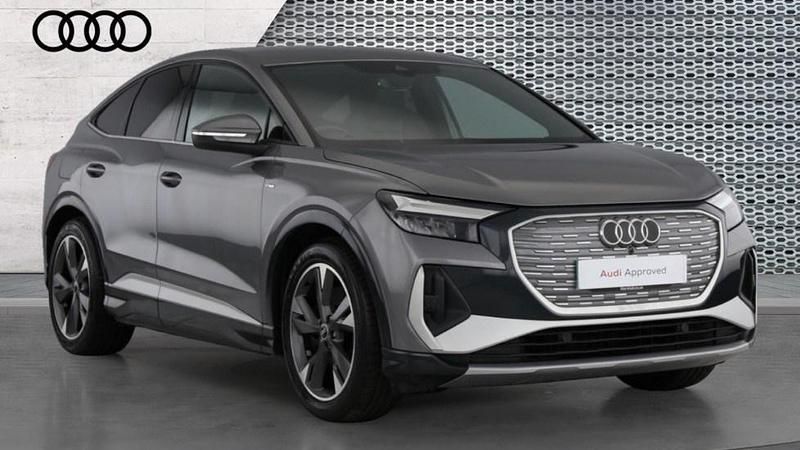 Grey Used 2022 Audi Q4 e-tron S-Line SUV | £26,369 (Super price) - Image 1/4