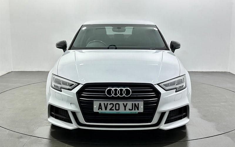Used Audi A3 Black Edition 150 HP (110 kW) 2019 White Sedan