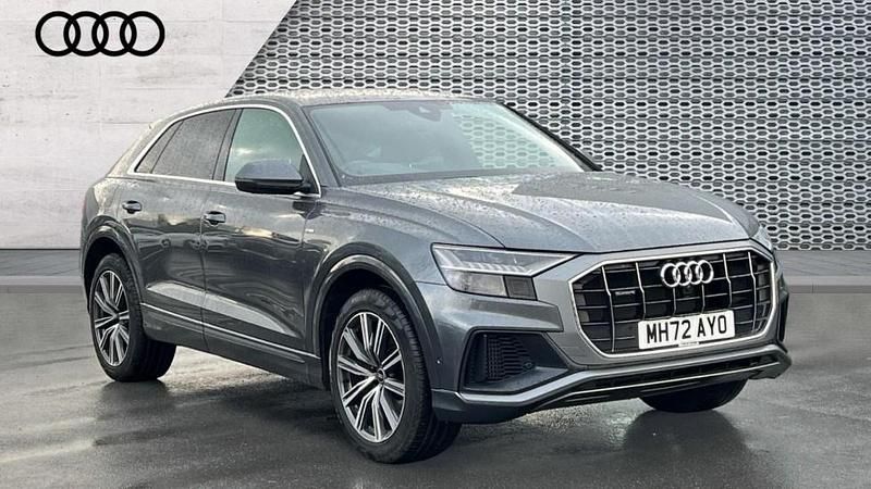 Grey Used 2023 Audi Q8 S-Line SUV | £39,780 (Good price) - Image 1/4