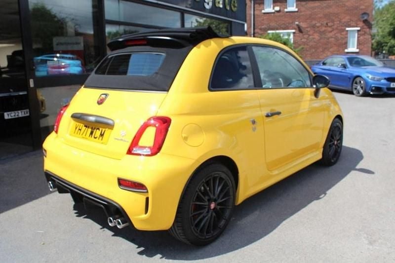 Used Abarth 595 Competizione 180 HP (132 kW) 2021 Yellow Cabriolet
