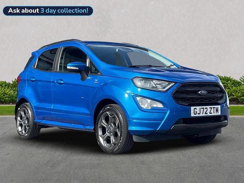 Blue Used 2022 Ford Ecosport ST-Line SUV | £11,499 (Good price) - Image 1/4