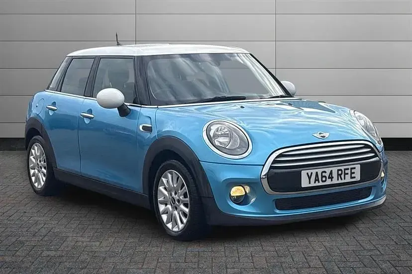 Used Mini Cooper D 116 HP (85 kW) 2015 Blue Hatchback