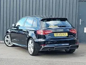 Used Audi A3 S-Line 116 HP (85 kW) 2019 Black Sedan