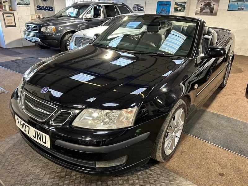 Black Used 2007 Saab 9-3 Cabriolet Anniversary Cabriolet | £2,495 (Super price) - Image 1/4
