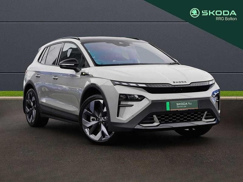 Meteor grey Used 2025 Skoda Elroq vRS SUV | £38,495 (Fair price) - Image 1/4