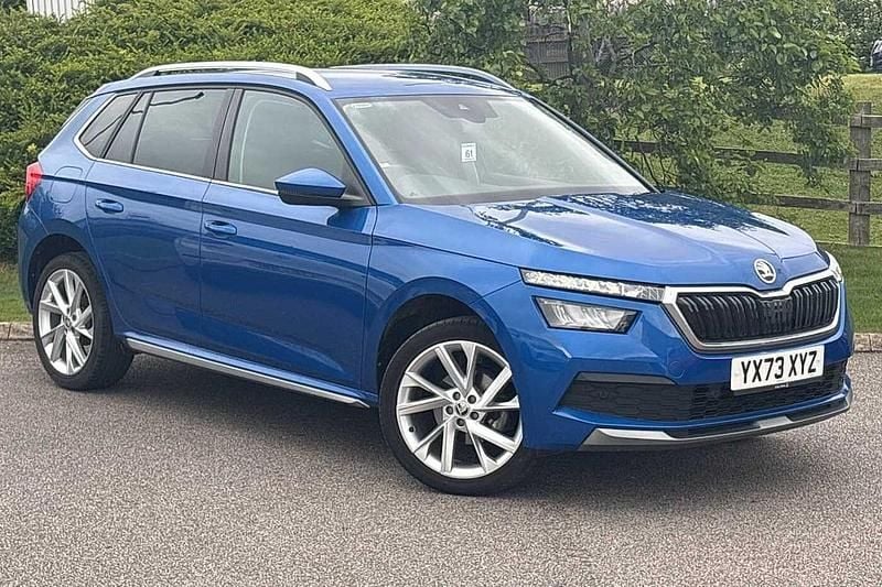 Race blue metallic Used 2023 Skoda Kamiq SE L SUV | £19,995 (A bit pricey) - Image 1/4