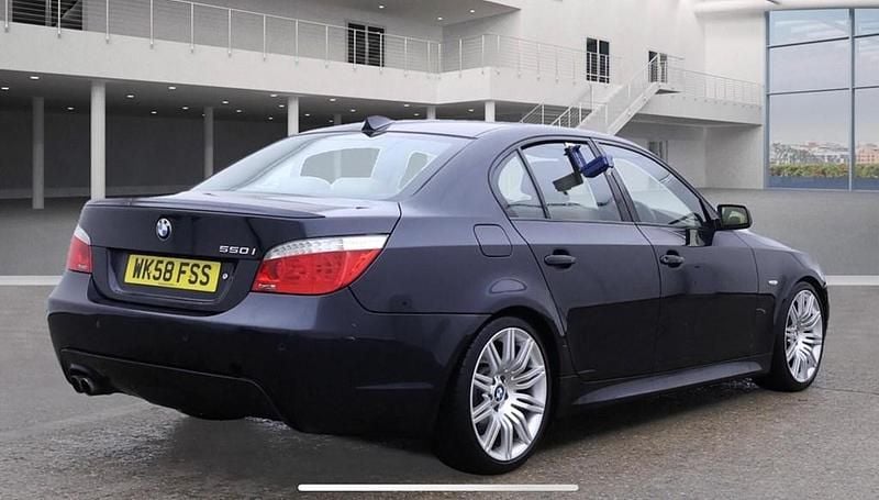 Used BMW 550 M Sport 367 HP (269 kW) 2008 Black Sedan
