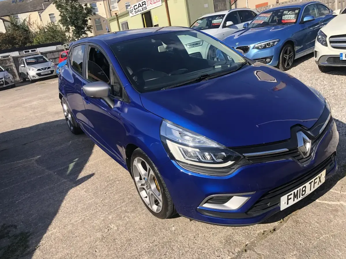 Used Renault Clio GT-Line 90 HP (66 kW) 2018 Blue Hatchback