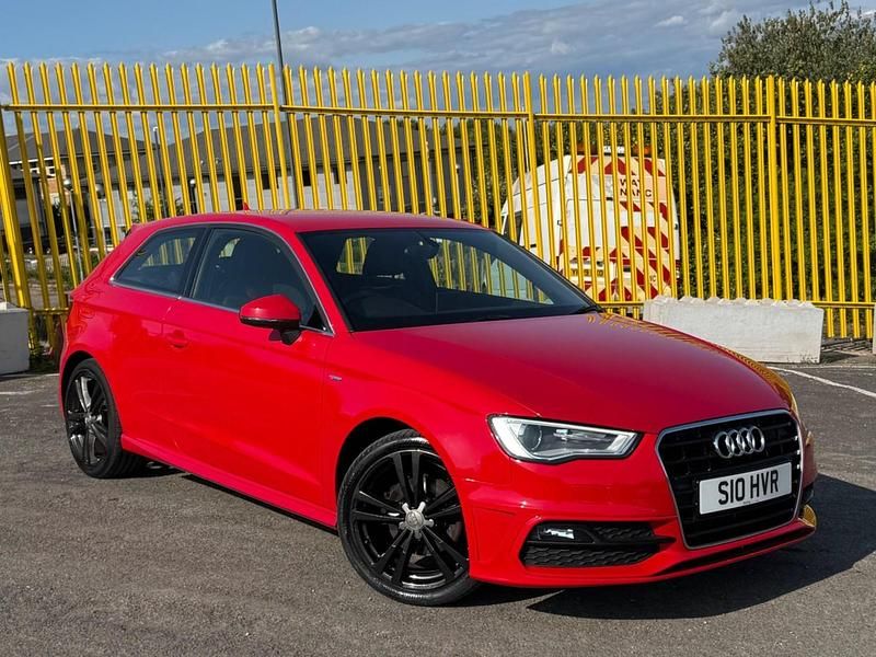 Red Used 2014 Audi A3 S-Line Hatchback | £7,794 (Fair price) - Image 1/4