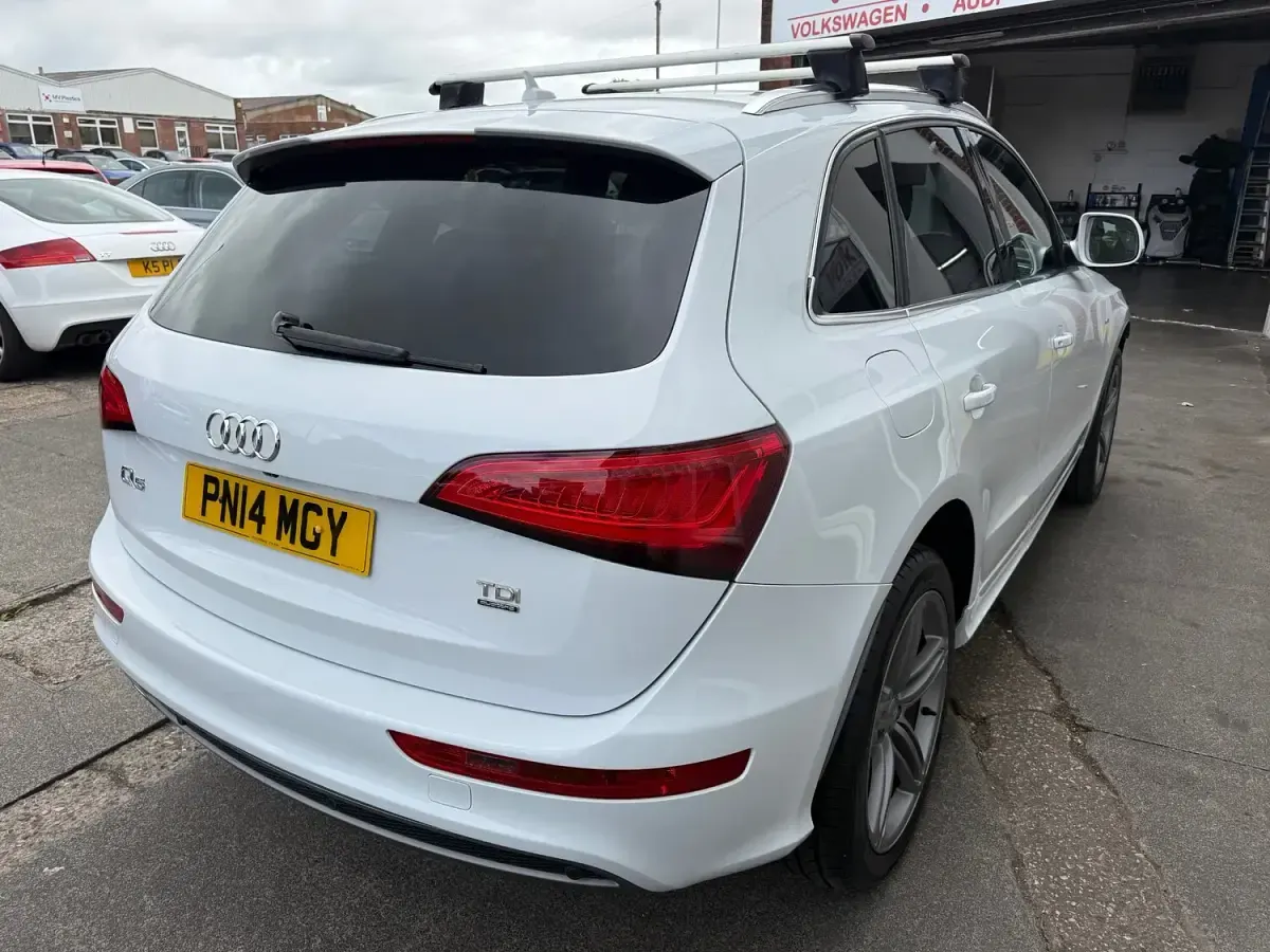 Used Audi Q5 S-line plus 150 HP (110 kW) 2014 White SUV