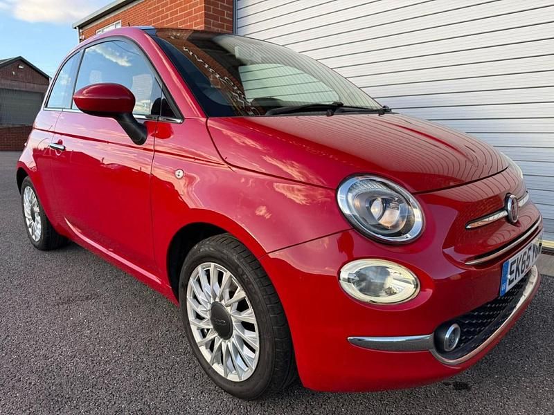 Used Fiat 500 Lounge 69 HP (50 kW) 2015 Red Hatchback