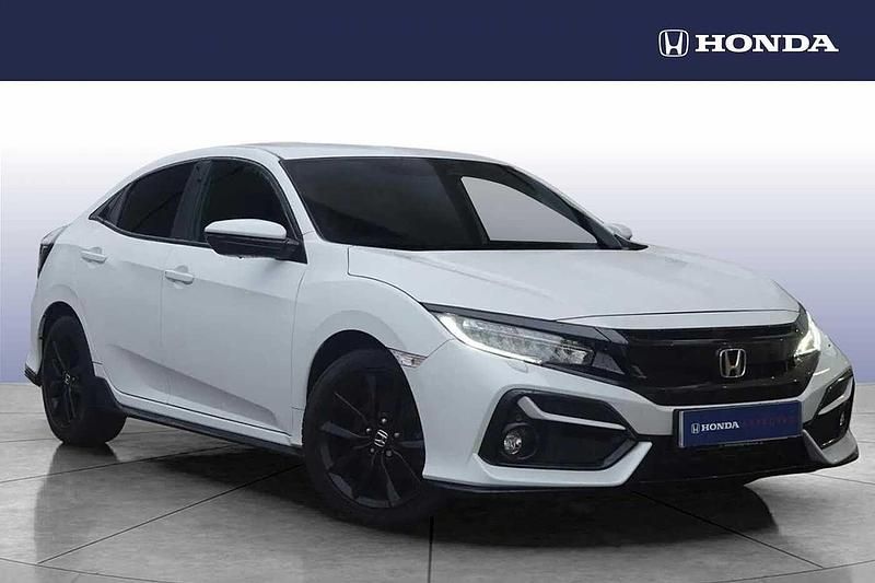 White Used 2021 Honda Civic Sport Hatchback | £19,290 (Fair price) - Image 1/4