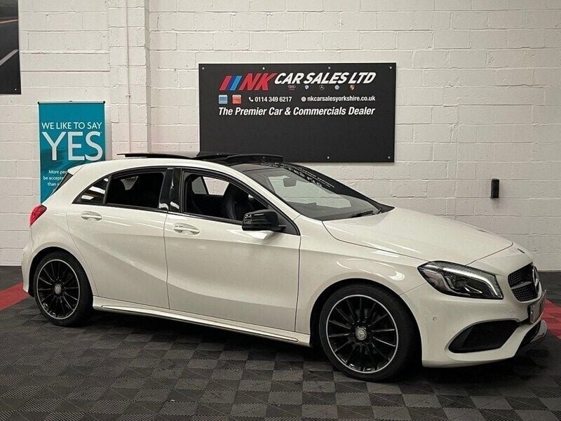 White Used 2017 Mercedes A200 AMG line Hatchback | £12,750 (Expensive) - Image 1/4