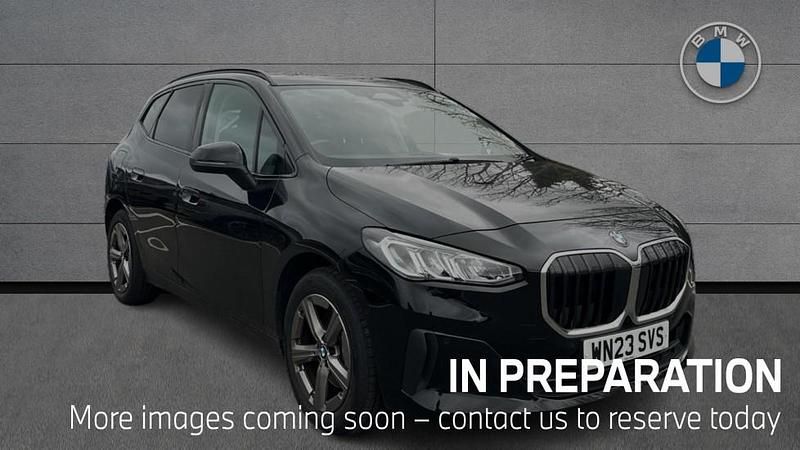 Black Used 2023 BMW 220 Active Tourer Sport Line MPV | £21,445 (Fair price) - Image 1/4