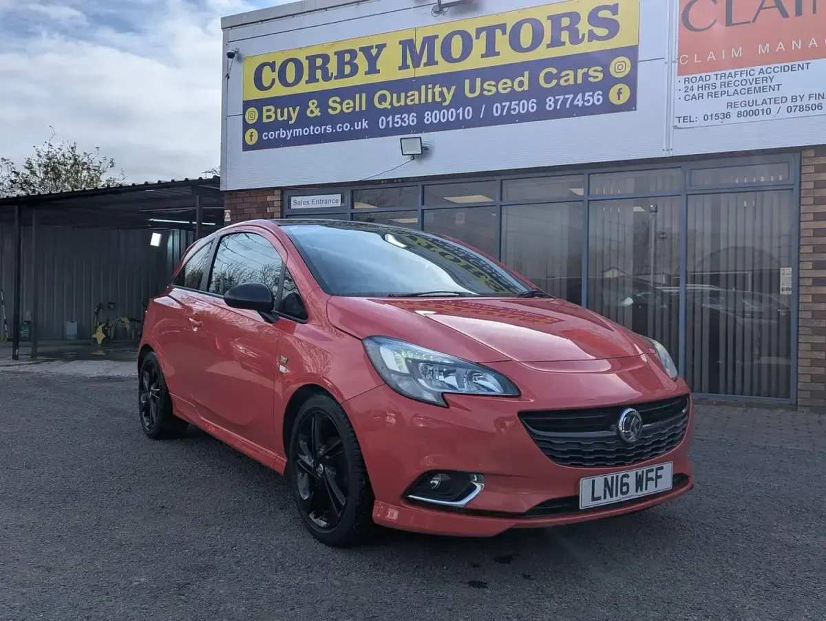 Begagnad Vauxhall Corsa Edition 2016 Röd Halvkombi