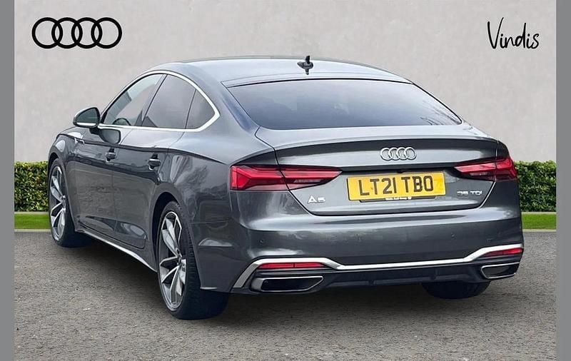 Used Audi A5 S-Line 163 HP (119 kW) 2021 Grey Coupe