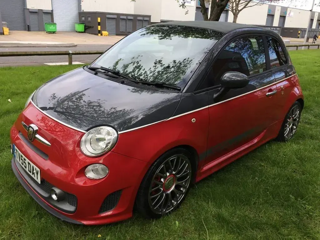 Used Abarth 595 Turismo 160 HP (117 kW) 2014 Grey/red Cabriolet