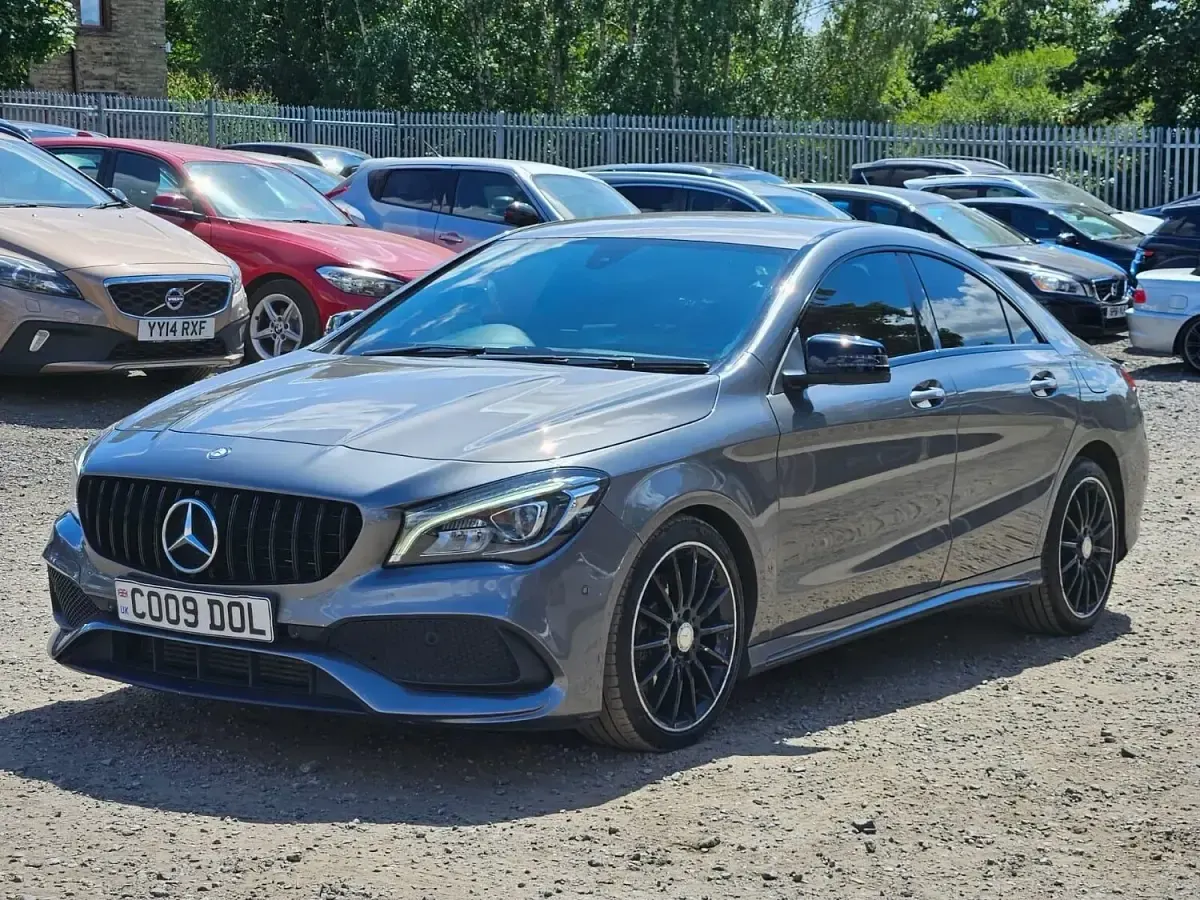Used Mercedes CLA220 AMG line 2017 Grey Coupe