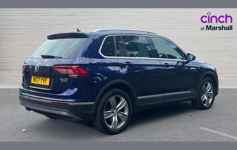 Second-hand VW Tiguan SEL 150 CP (110 kW) 2017 Albastru SUV