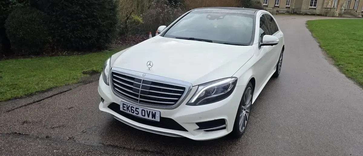 Used Mercedes S350L AMG line 254 HP (186 kW) 2015 White Sedan