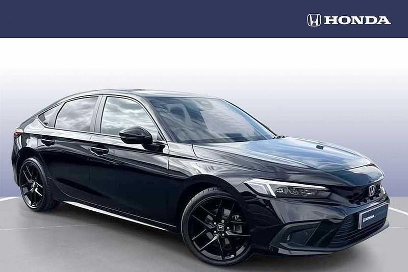 Black Used 2022 Honda Civic Sport Hatchback | £21,995 (Fair price) - Image 1/4