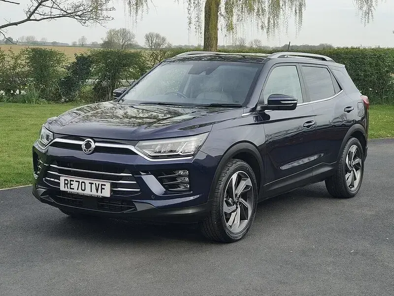 Used SsangYong Korando 134 HP (98 kW) 2021 Dandy blue SUV