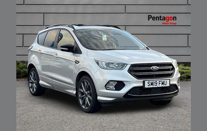 Silver Used 2019 Ford Kuga ST-Line SUV | £13,995 (Fair price) - Image 1/4