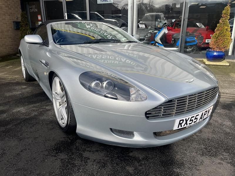 Used Aston Martin DB9 450 HP (330 kW) 2005 Silver Cabriolet