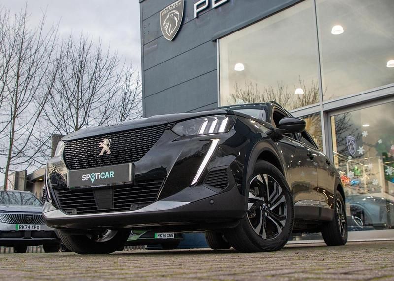 Black Used 2023 Peugeot e-2008 GT SUV | £14,653 (Fair price) - Image 1/4
