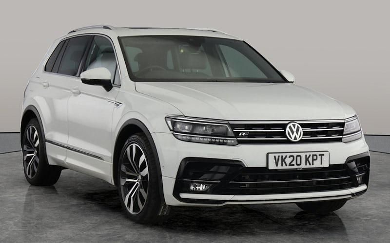 Used VW Tiguan R-line 150 HP (110 kW) 2020 White SUV