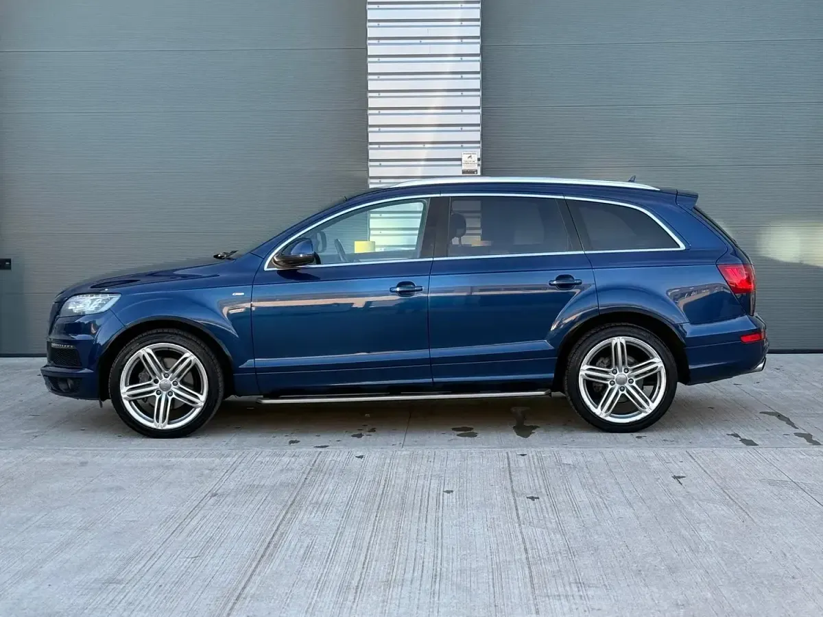 Used Audi Q7 S-line plus 204 HP (150 kW) 2014 Blue SUV