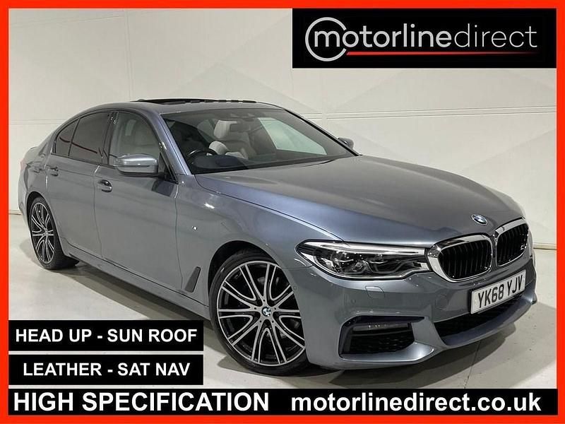 Used BMW 530 M Sport 265 HP (194 kW) 2018 Blue Sedan