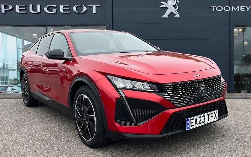 Red Used 2023 Peugeot 408 Allure Premium Sedan | £19,990 (Fair price) - Image 1/4